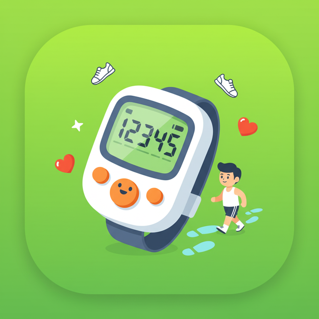 Retro Pedometer icon
